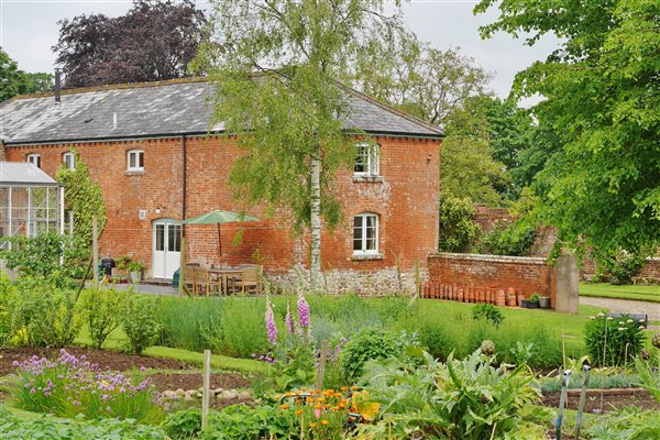 Stables in walled garden